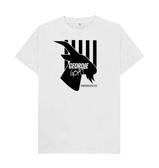 White GeordieGoat - White Tee