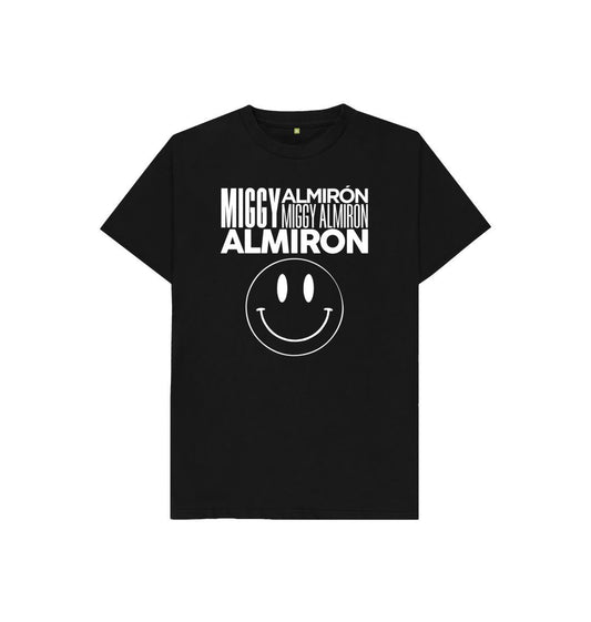 Black Miggy Almir\u00f3n The Happiest Player On The Planet - Kids Black T-Shirt