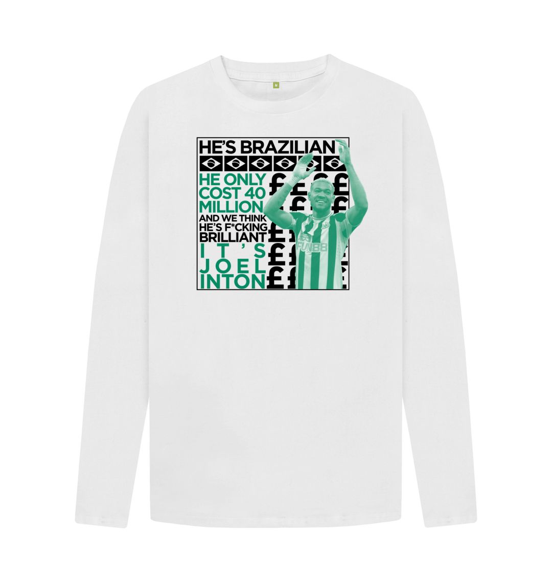 White JOELINTON Brilliant - Longsleeve White Shirt