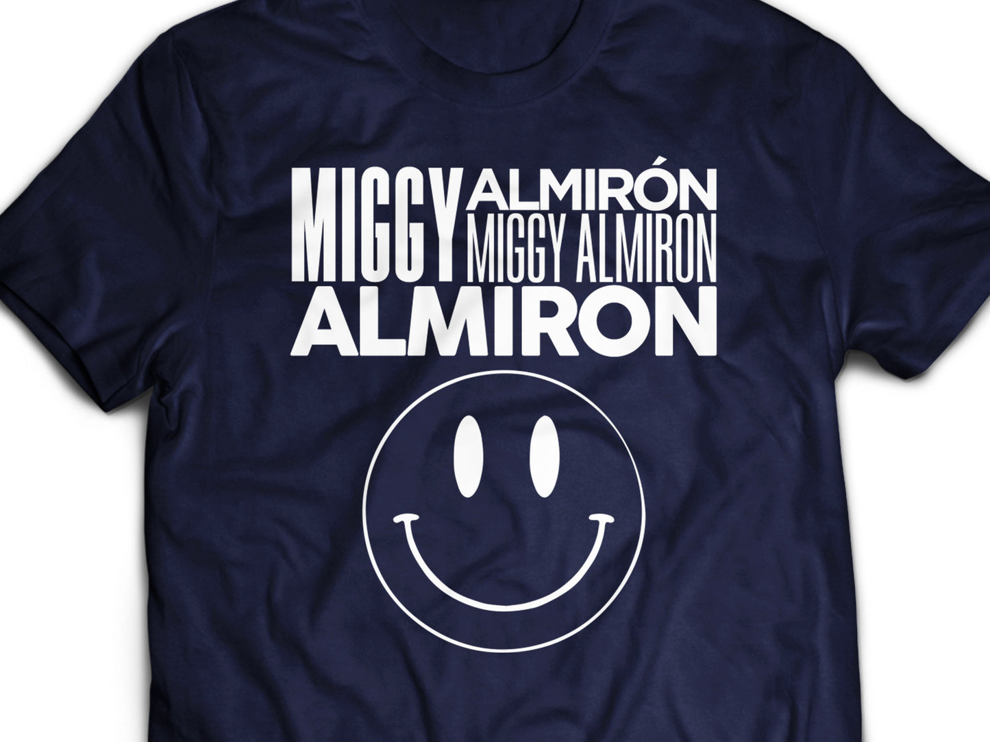 Newcastle United "The Happiest Player On The Planet" Miggy Almirón Black T-Shirt