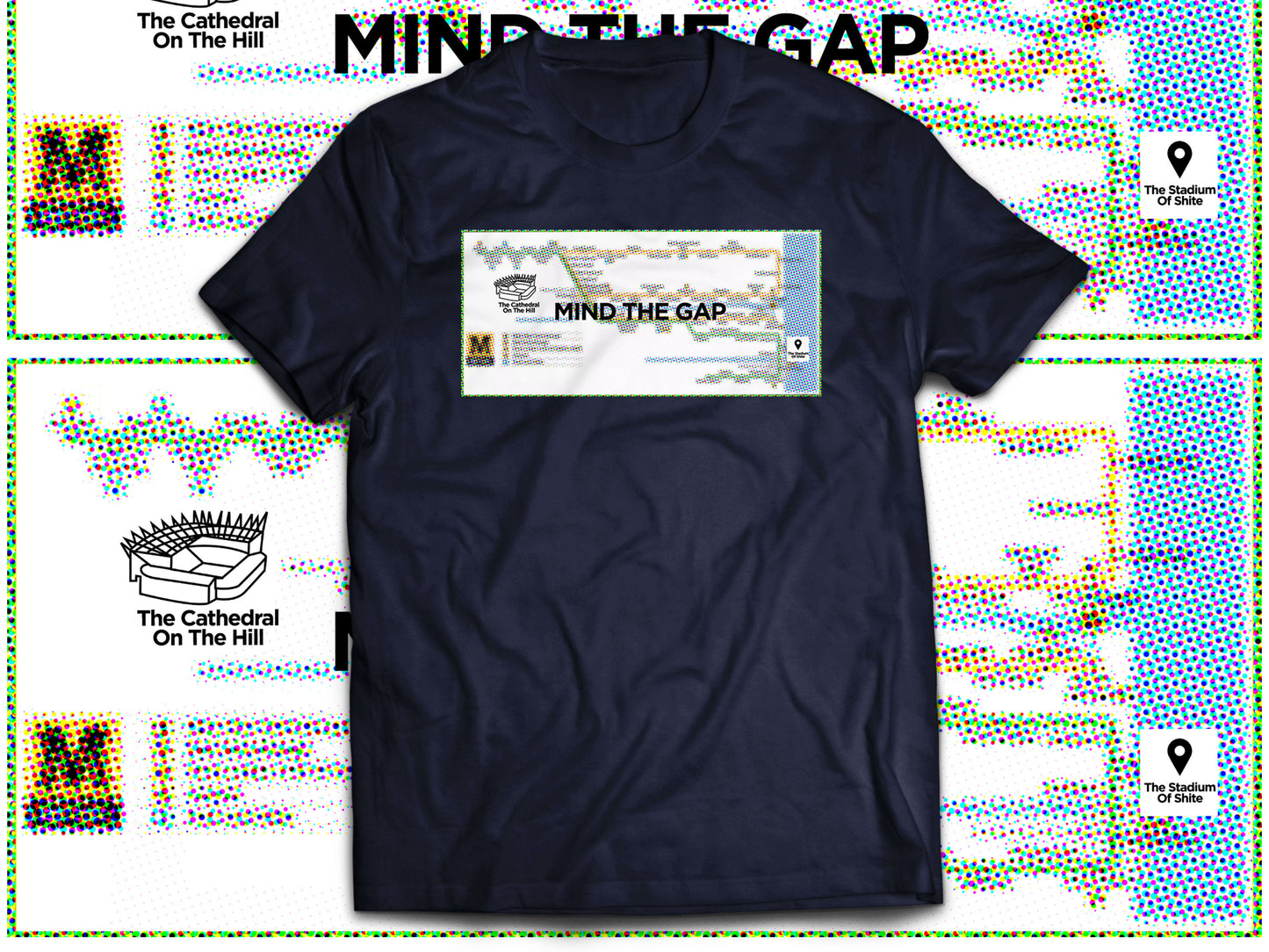 Newcastle United "Mind The Gap" T-Shirt