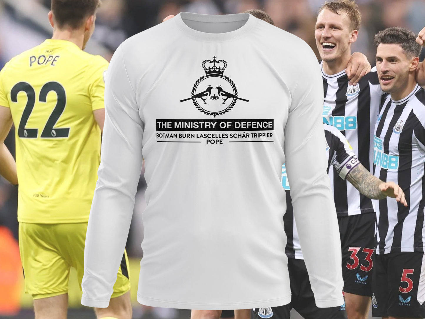 Newcastle United "The Ministry Of Defence" Long Sleeve Shirt