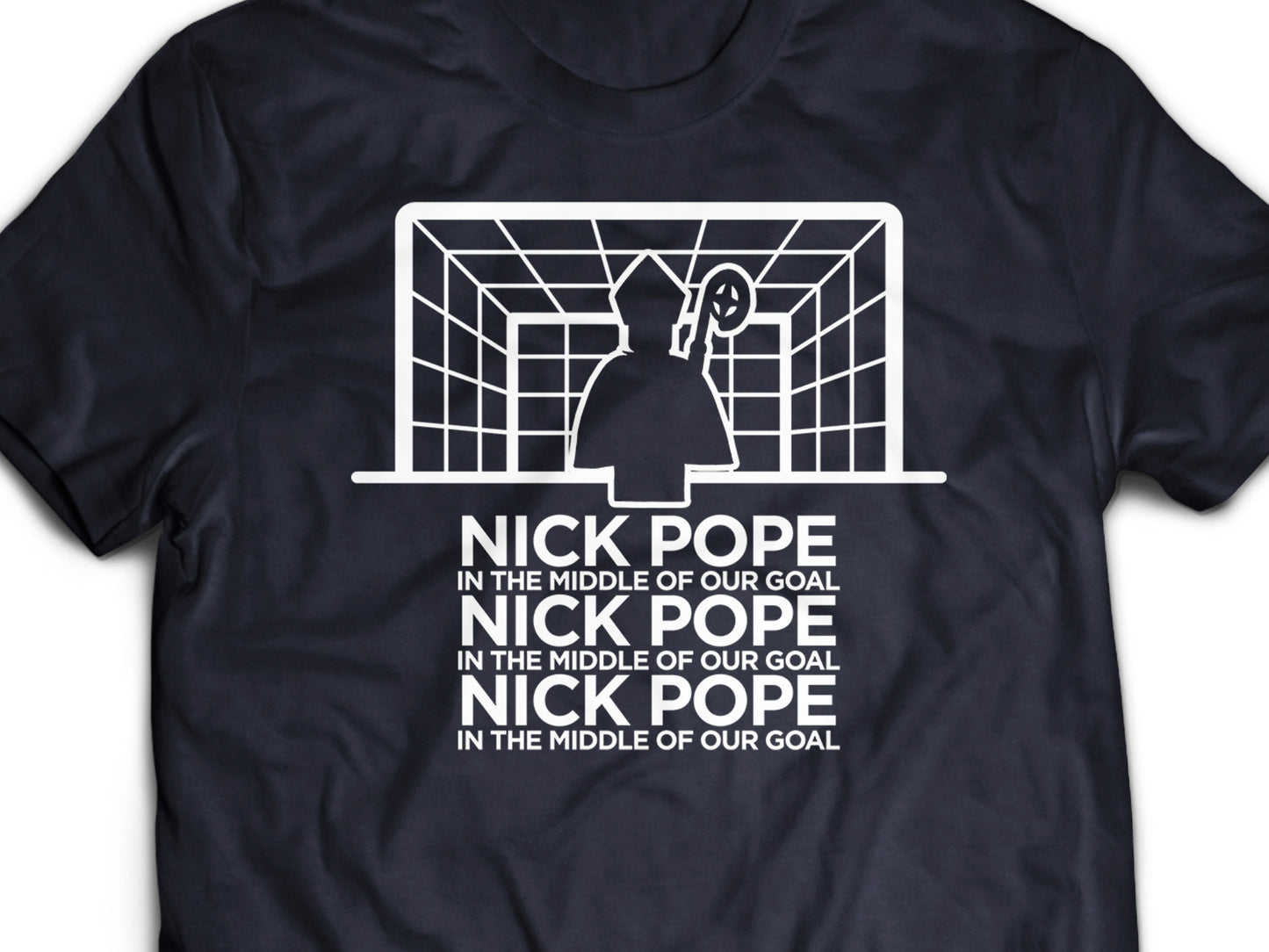 Newcastle United "Nick Pope:  England's Best Goalkeeper" Black T-Shirt