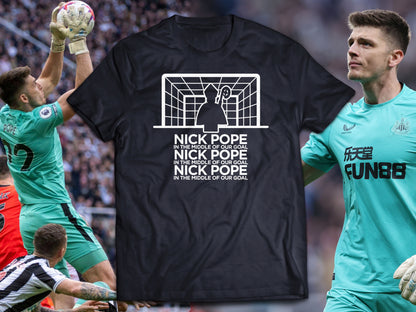 Newcastle United "Nick Pope:  England's Best Goalkeeper" Black T-Shirt