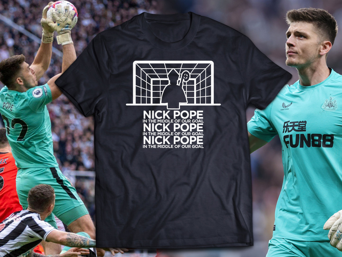 Newcastle United "England's Best Goalkeeper"  Nick Pope Kids T-Shirt