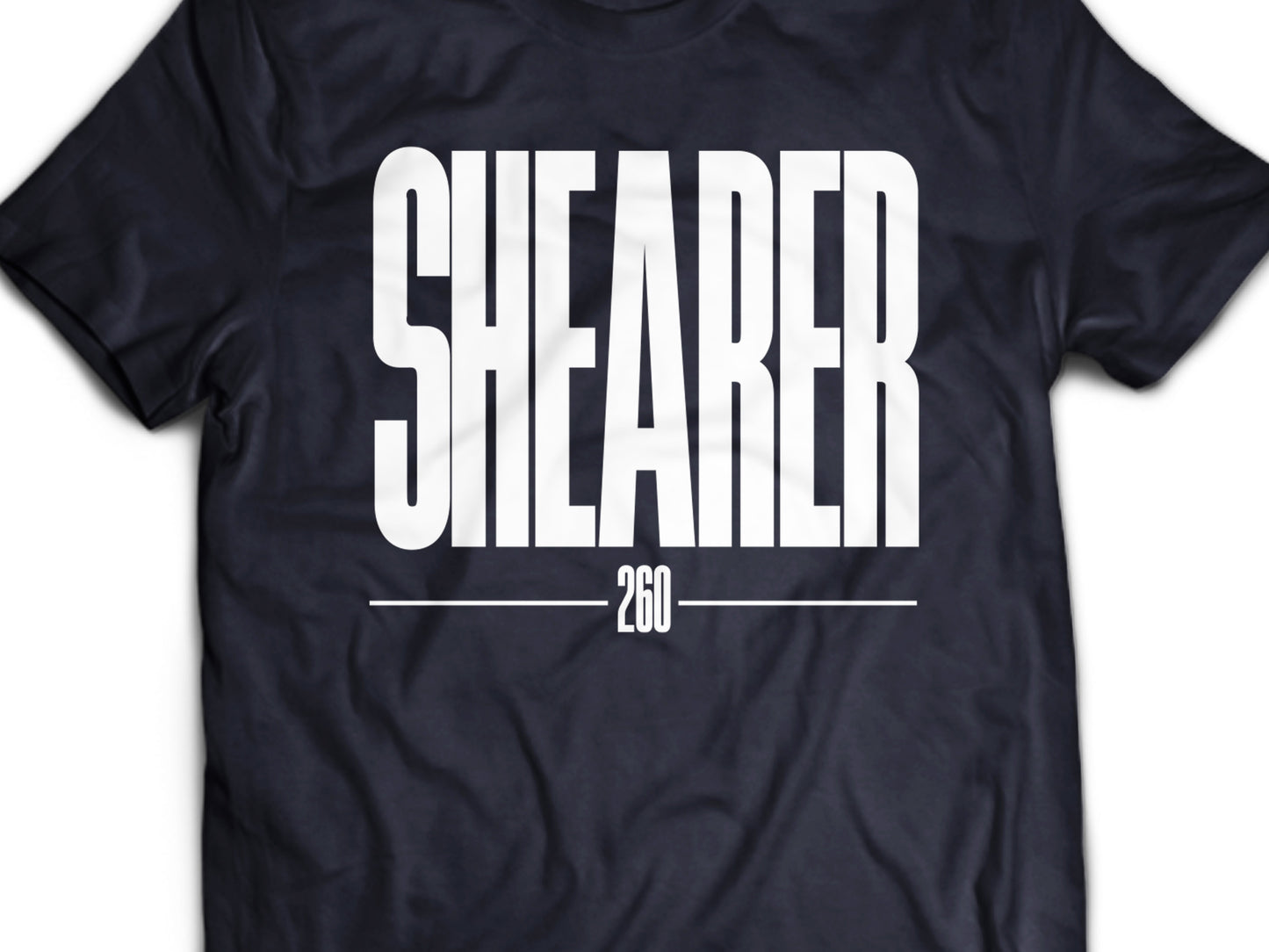 Newcastle United "The Goat" Alan Shearer Black T-Shirt