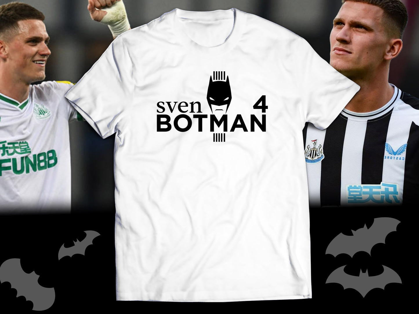 Newcastle United "A One-Man Anti-Goal Conspiracy" Sven Botman T-Shirt