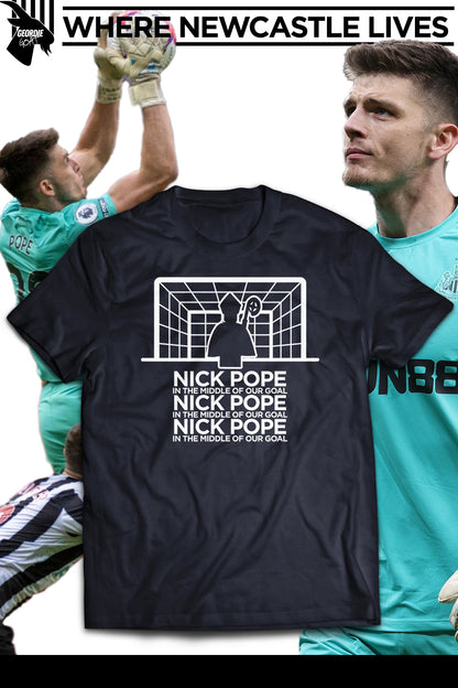 Newcastle United "Nick Pope:  England's Best Goalkeeper" Black T-Shirt