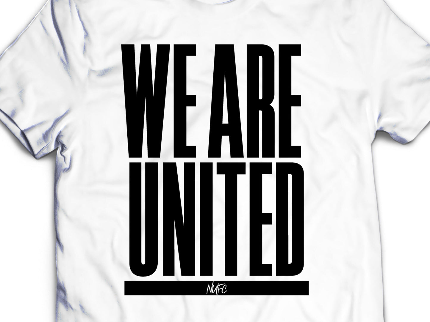 Newcastle United "We Are United" Kids White T-Shirt