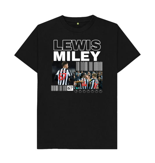 Black Newcastle United \"The Future Has Arrived\" Lewis Miley Black T-Shirt