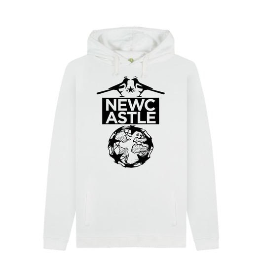 White Newcastle United \"A Geordie World\" Hoodie